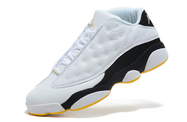 Nike Air Jordan 13 XIII Retro Low Mens Shoes White/ Silver / Black / Maize