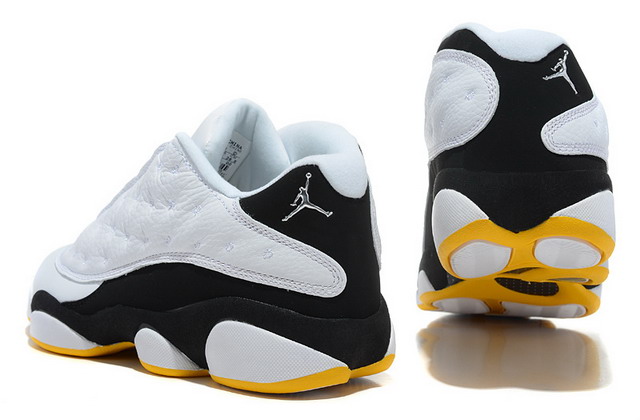 Nike Air Jordan 13 XIII Retro Low Mens Shoes White/ Silver / Black / Maize