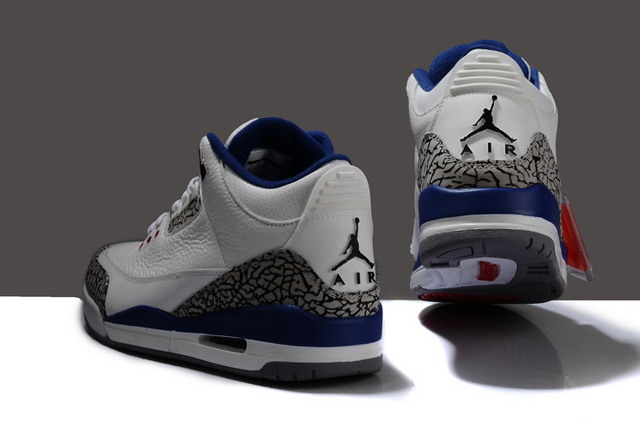 Nike Air Jordan 3 III Retro Mens Shoes White / True Blue