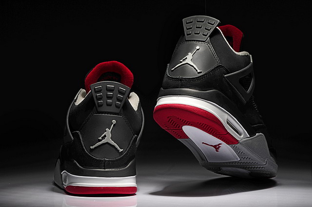 Nike Air Jordan 4 Retro Countdown Split Mens Shoes Black / Varsity Red / Grey