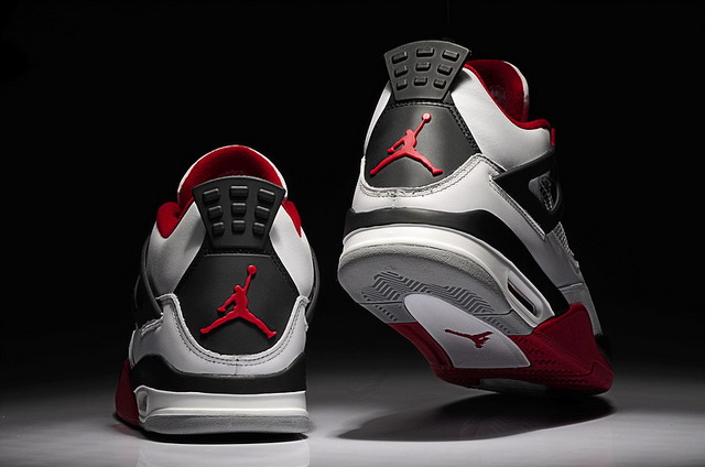 Nike Air Jordan 4 Retro Mars Blackmon Mens Shoes White / Varsity Red / Black