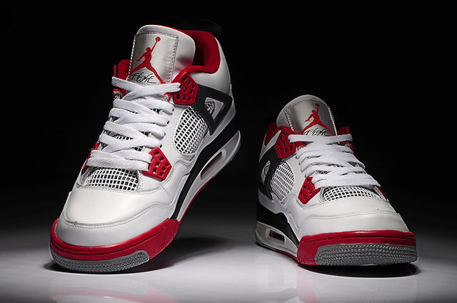 Nike Air Jordan 4 Retro Mars Blackmon Mens Shoes White / Varsity Red / Black