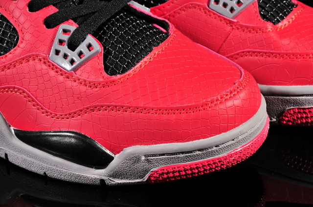 Nike Air Jordan 4 Retro Mens Shoes Red / Black / Grey