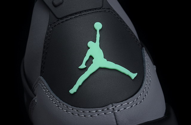 Nike Air Jordan 4 Retro Oregon Mens Shoes Grey / Black / Green