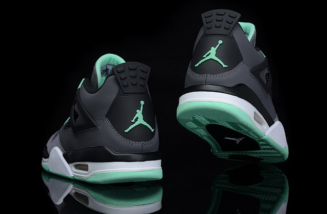 Nike Air Jordan 4 Retro Oregon Mens Shoes Grey / Black / Green