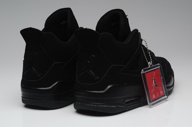 Nike Air Jordan 4 IV Retro Mens Shoes Black / Black / Light Graphite