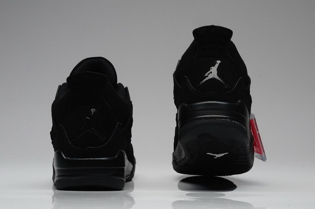 Nike Air Jordan 4 IV Retro Mens Shoes Black / Black / Light Graphite