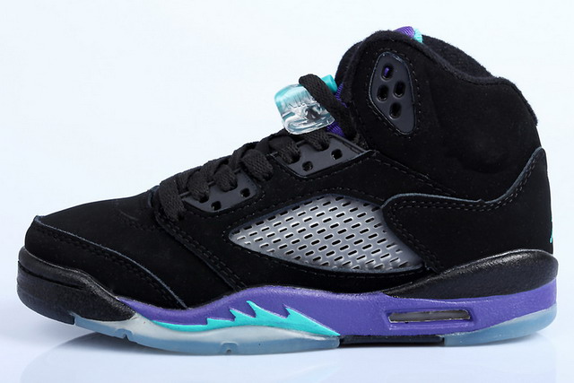 Nike Air Jordan 5 V Retro Mens Shoes Black Grape