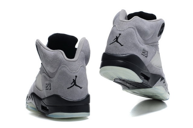 Nike Air Jordan 5 V Retro Mens Shoes Cool Grey / Black