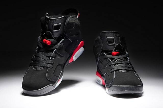 Nike Air Jordan 6 VI Retro Mens Shoes Infrared Pack Split Black / Infrared