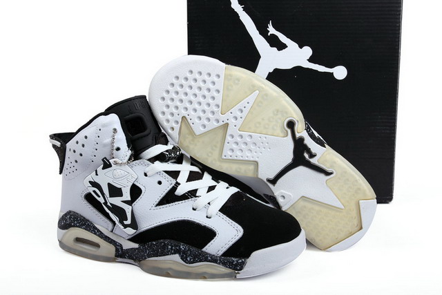 Nike Air Jordan 6 VI Retro Oreo Mens Shoes Black / White