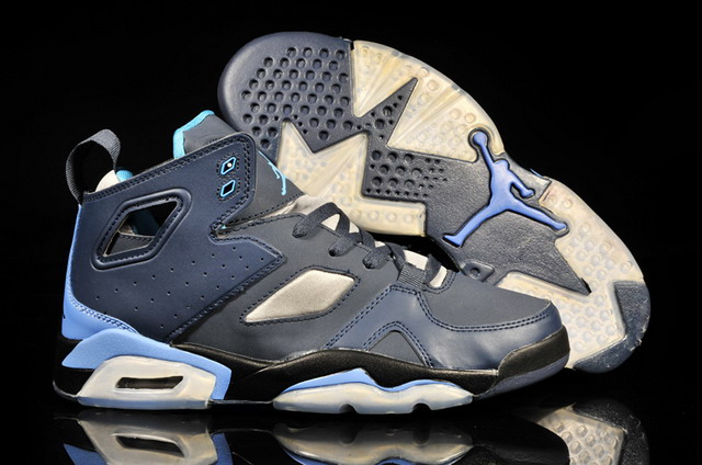 Nike Air Jordan 6 VI Retro Mens Shoes Cool Grey / Navy / Light Blue