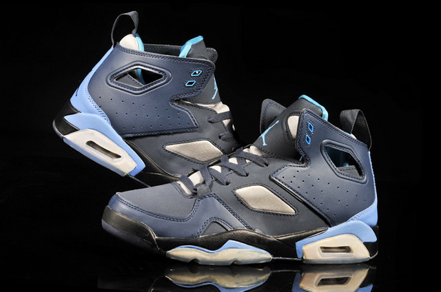 Nike Air Jordan 6 VI Retro Mens Shoes Cool Grey / Navy / Light Blue