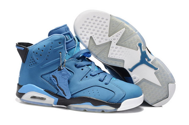 Nike Air Jordan 6 VI Retro Mens Shoes Blue / Black