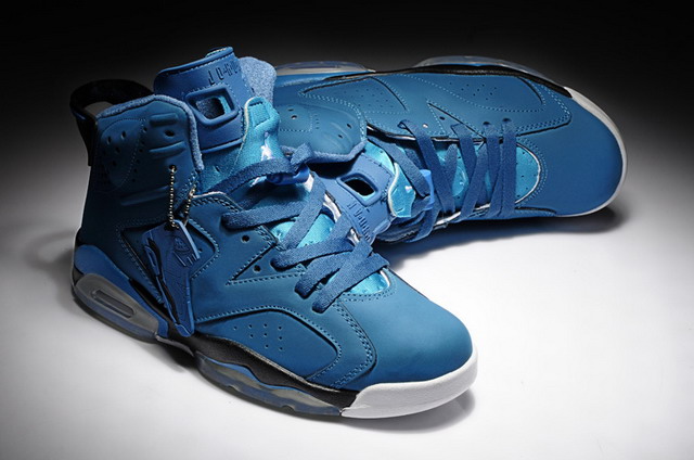 Nike Air Jordan 6 VI Retro Mens Shoes Blue / Black