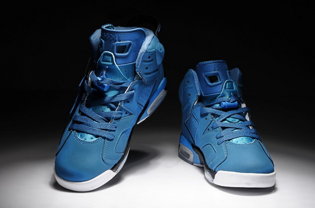 Nike Air Jordan 6 VI Retro Mens Shoes Blue / Black