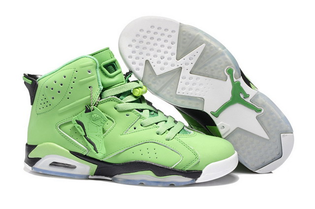 Nike Air Jordan 6 VI Retro Mens Shoes Green / Black