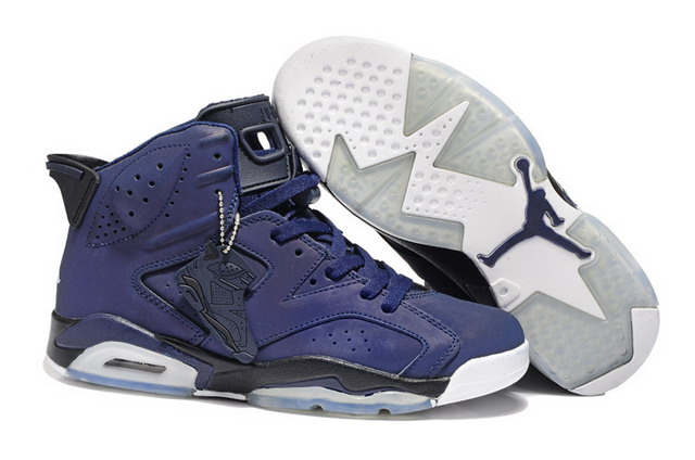 Nike Air Jordan 6 VI Retro Mens Shoes Royal Blue / Black