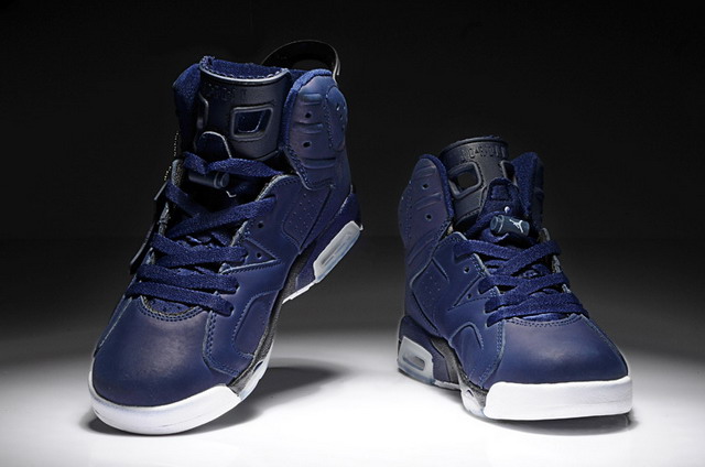 Nike Air Jordan 6 VI Retro Mens Shoes Royal Blue / Black