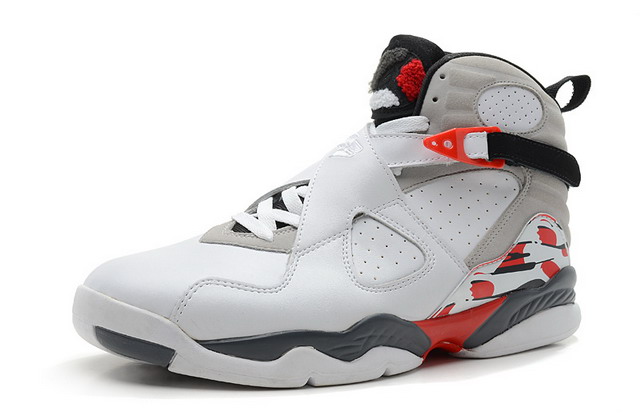 Nike Air Jordan 8 Retro Mens Shoes White / Black / True Red