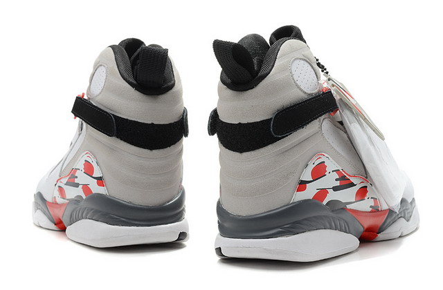 Nike Air Jordan 8 Retro Mens Shoes White / Black / True Red