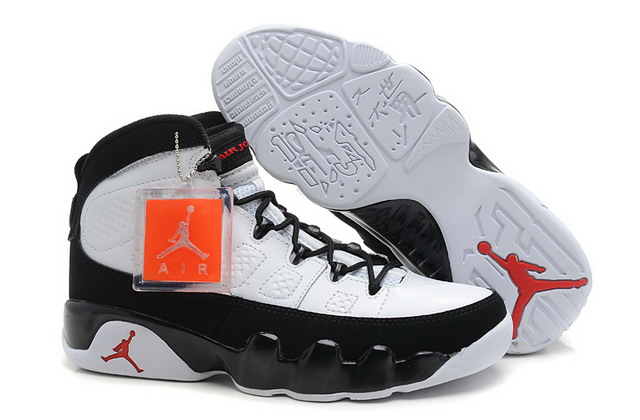 Nike Air Jordan 9 IX Retro Mens Shoes White / Varsity Red / Black