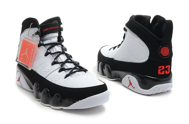 Nike Air Jordan 9 IX Retro Mens Shoes White / Varsity Red / Black