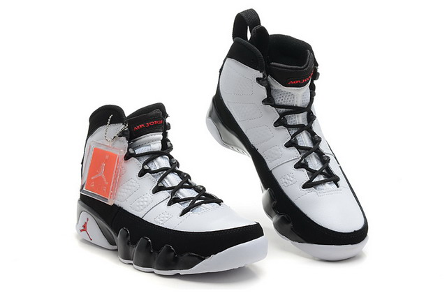 Nike Air Jordan 9 IX Retro Mens Shoes White / Varsity Red / Black