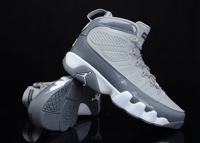 Nike Air Jordan 9 IX Retro 2012 Release Mens Shoes Medium Grey / White Cool Grey
