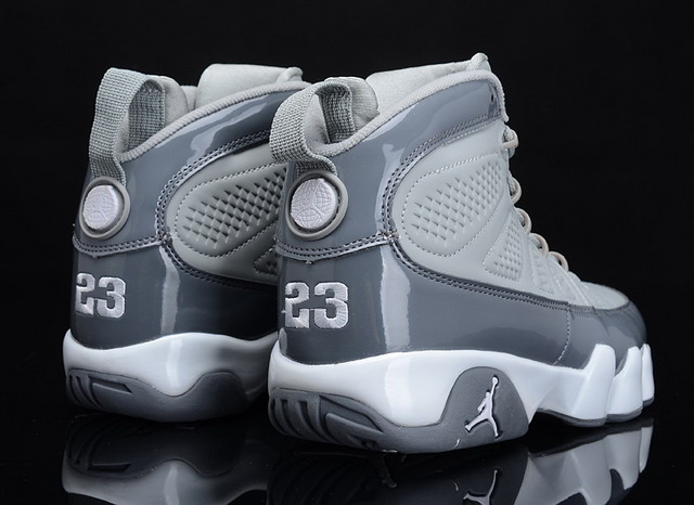 Nike Air Jordan 9 IX Retro 2012 Release Mens Shoes Medium Grey / White Cool Grey