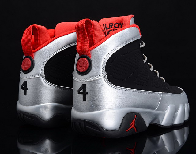 Nike Air Jordan 9 IX Retro Johnny Kilroy Mens Shoes Black / Gym Red / Mtlc Platnium
