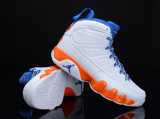 Nike Air Jordan 9 IX Retro Fontay Montana Mens Shoes Pure Platinum / Game Royal / Mndrn