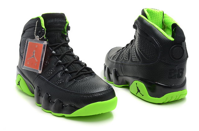 Nike Air Jordan 9 IX Retro Mens Shoes Black / Green