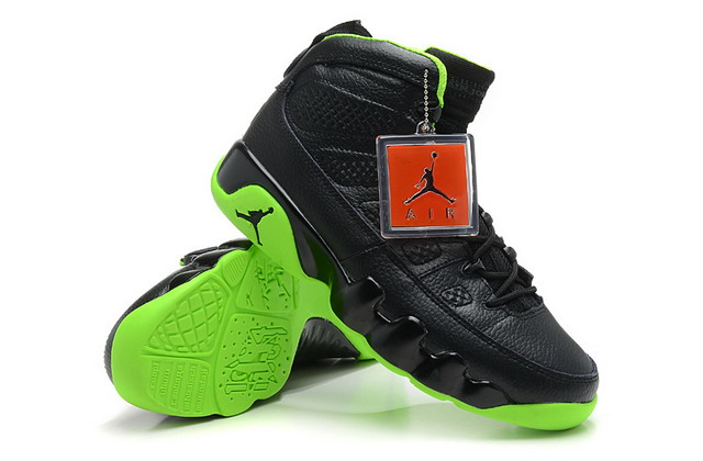 Nike Air Jordan 9 IX Retro Mens Shoes Black / Green