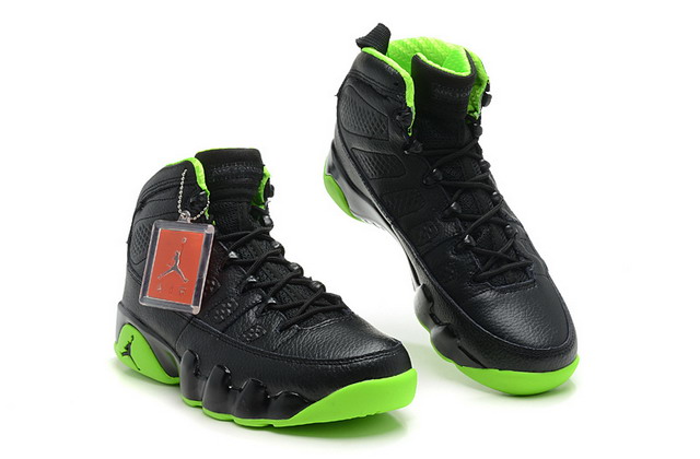 Nike Air Jordan 9 IX Retro Mens Shoes Black / Green
