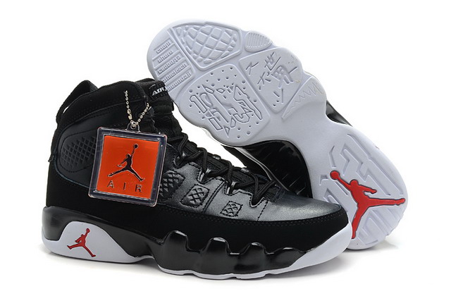 Nike Air Jordan 9 IX Retro Mens Shoes Black / Red / White