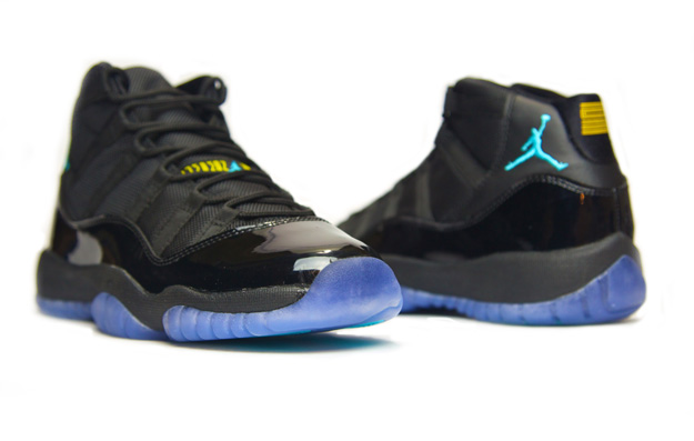 Kids 378037-006 Air Jordan 11 Gamma Blue Blue / Black / Varsity Maize