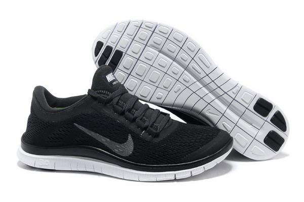 Nike Free Run 3.0 V5 Mens Running Shoes Black / Metallic Silver / Anthracite