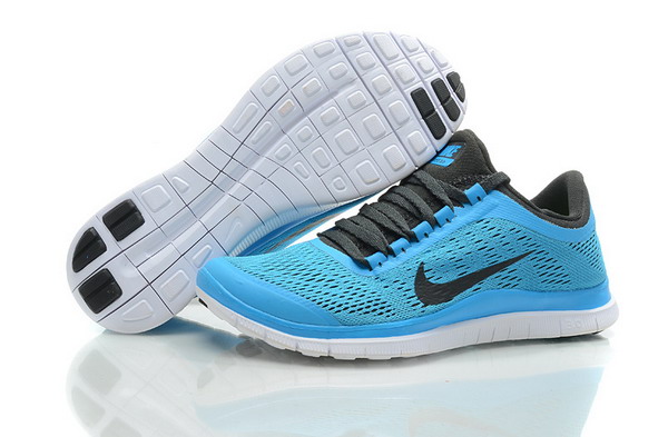 Nike Free Run 3.0 V5 Mens Running Shoes Dark Armory / Black / Blue Hero
