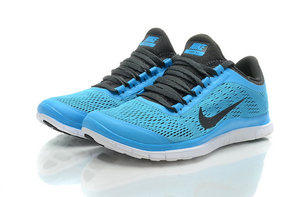Nike Free Run 3.0 V5 Mens Running Shoes Dark Armory / Black / Blue Hero