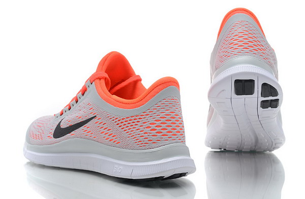 Nike Free Run 3.0 V5 Womens Running Shoes Grey / White / Orange