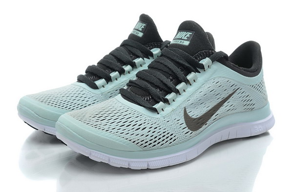 Nike Free Run 3.0 V5 Womens Running Shoes Pale Blue / White