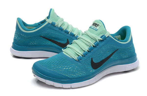 Nike Free Run 3.0 V5 Womens Running Shoes Gamma Blue / White