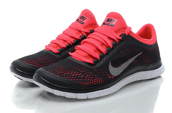 Nike Free Run 3.0 V5 Womens Running Shoes Dark Charcoal / Summit White / Challenge Red