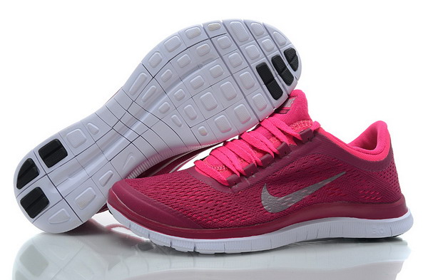 Nike Free Run 3.0 V5 Womens Running Shoes Rose Red