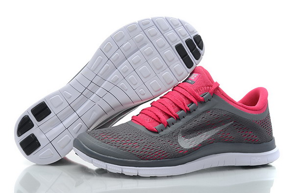 Nike Free Run 3.0 V5 Womens Running Shoes Grey / Summit White / Red