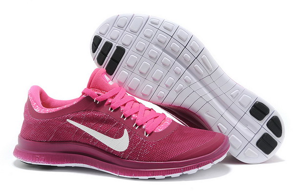 Nike Free Run 3.0 V6 Womens Running Shoes Rose Red