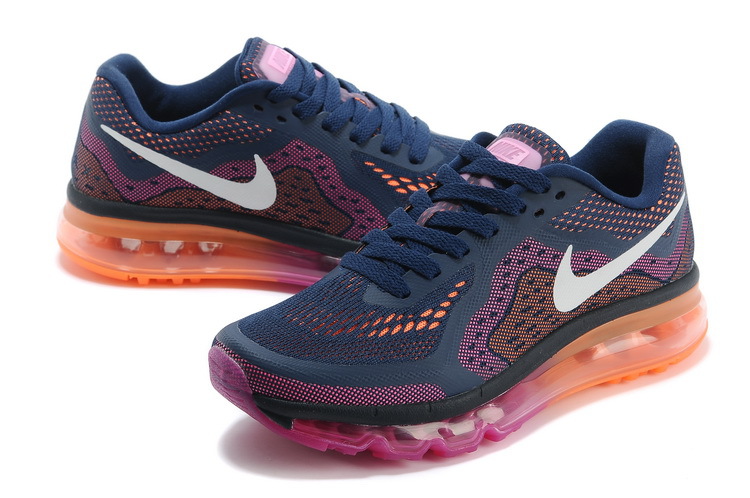 Nike Air Max 2014 First Look Womens Shoes Naby / Fuchsia / Orange