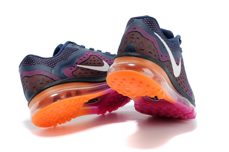 Nike Air Max 2014 First Look Womens Shoes Naby / Fuchsia / Orange