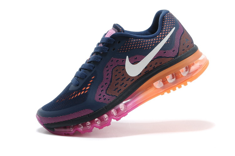 Nike Air Max 2014 First Look Womens Shoes Naby / Fuchsia / Orange